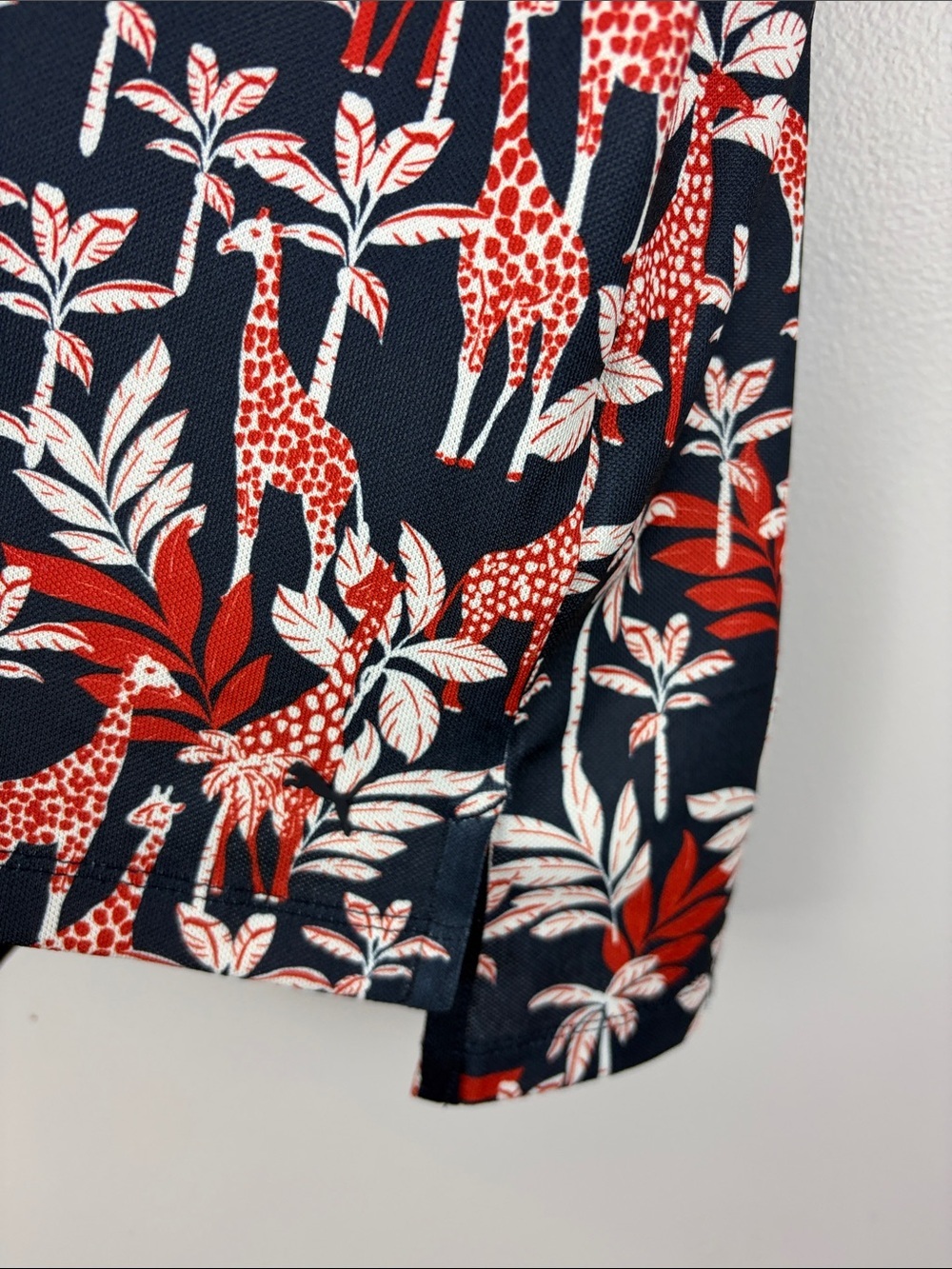 Puma Golf Giraffe Print Polo Shirt Women’s Medium DryCELL - Picture 10 of 13